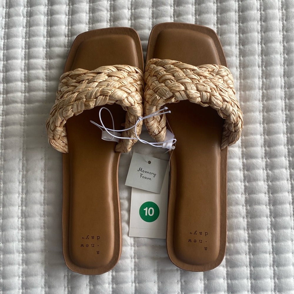 Summer Sandal Ratan Wicker Look